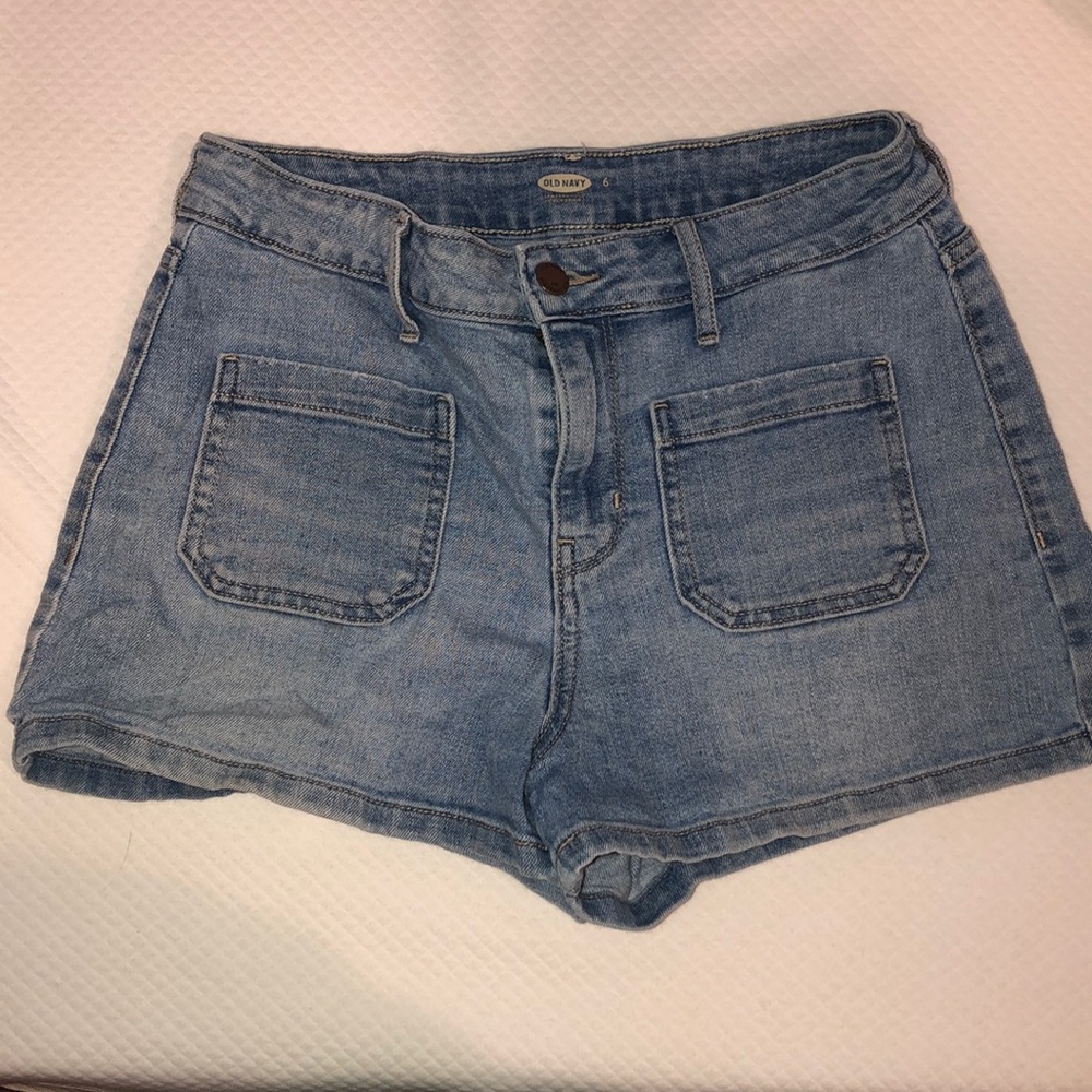 Denim shorts